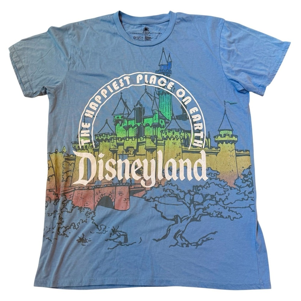 Disney Parks Disneyland The Happiest Place on Earth Graphic T-Shirt Large